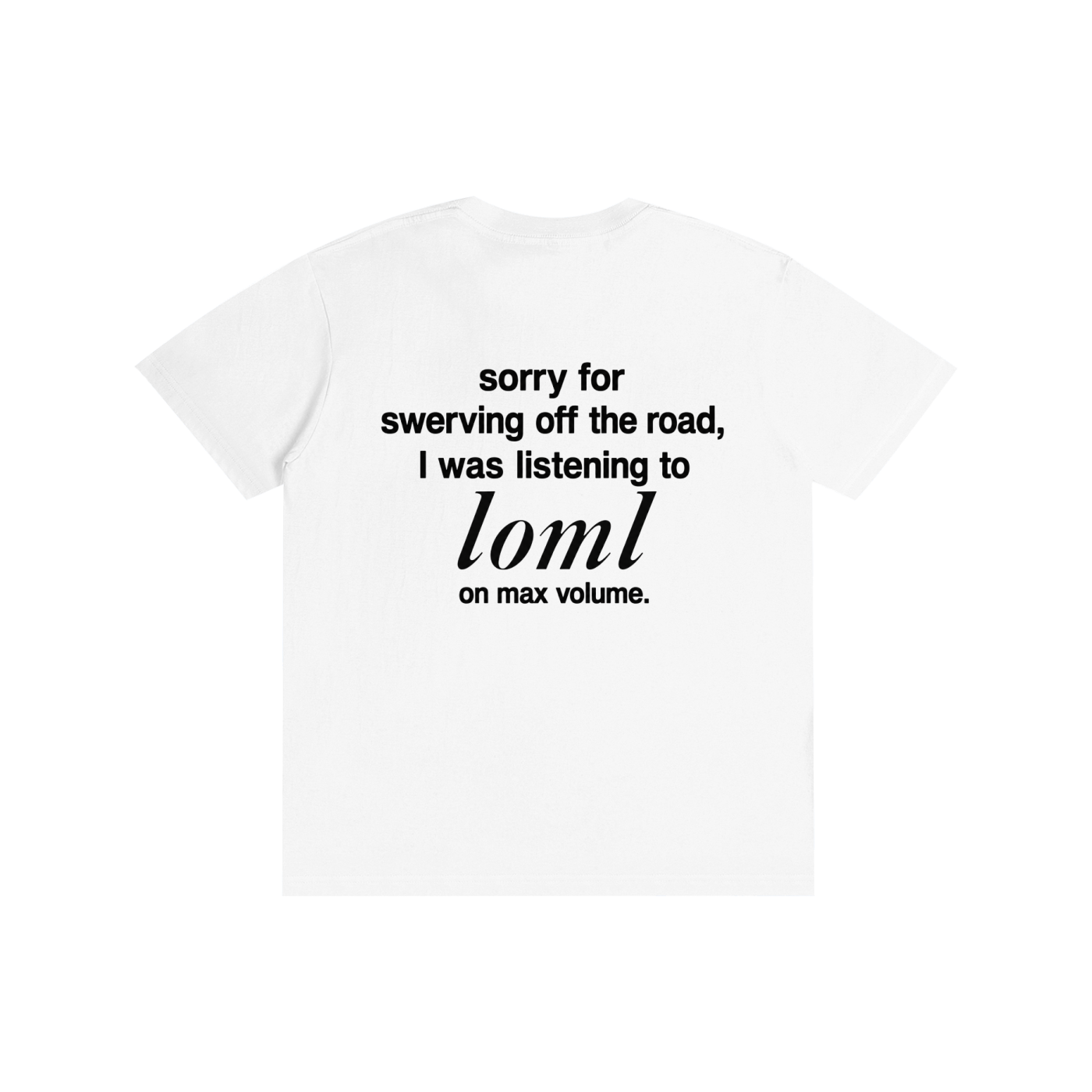 loml shirt (white version)