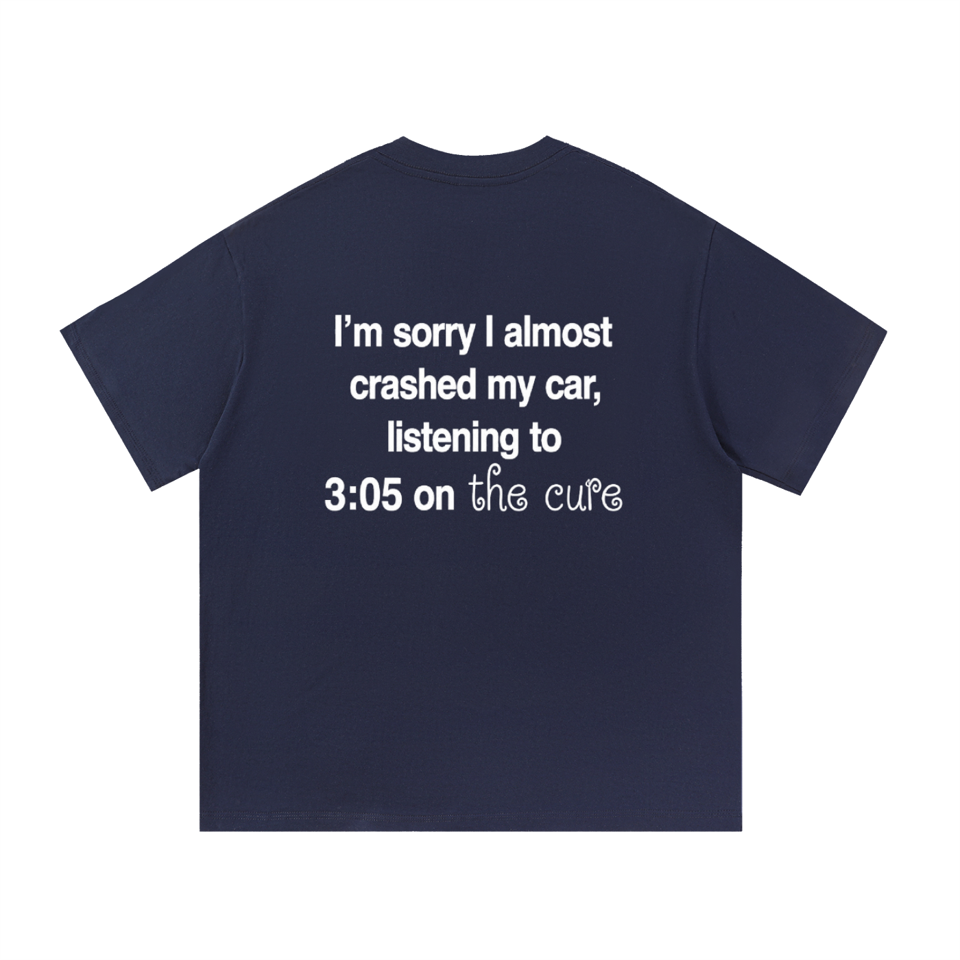 "crashed my car" tee (other colors)