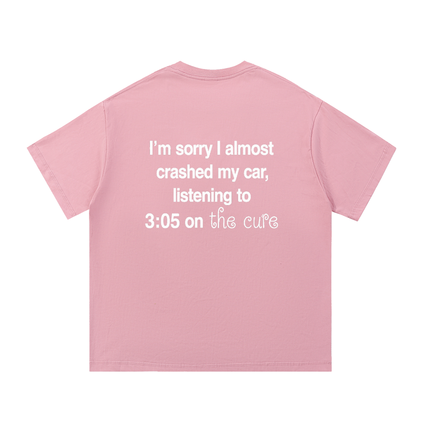 "crashed my car" tee (other colors)