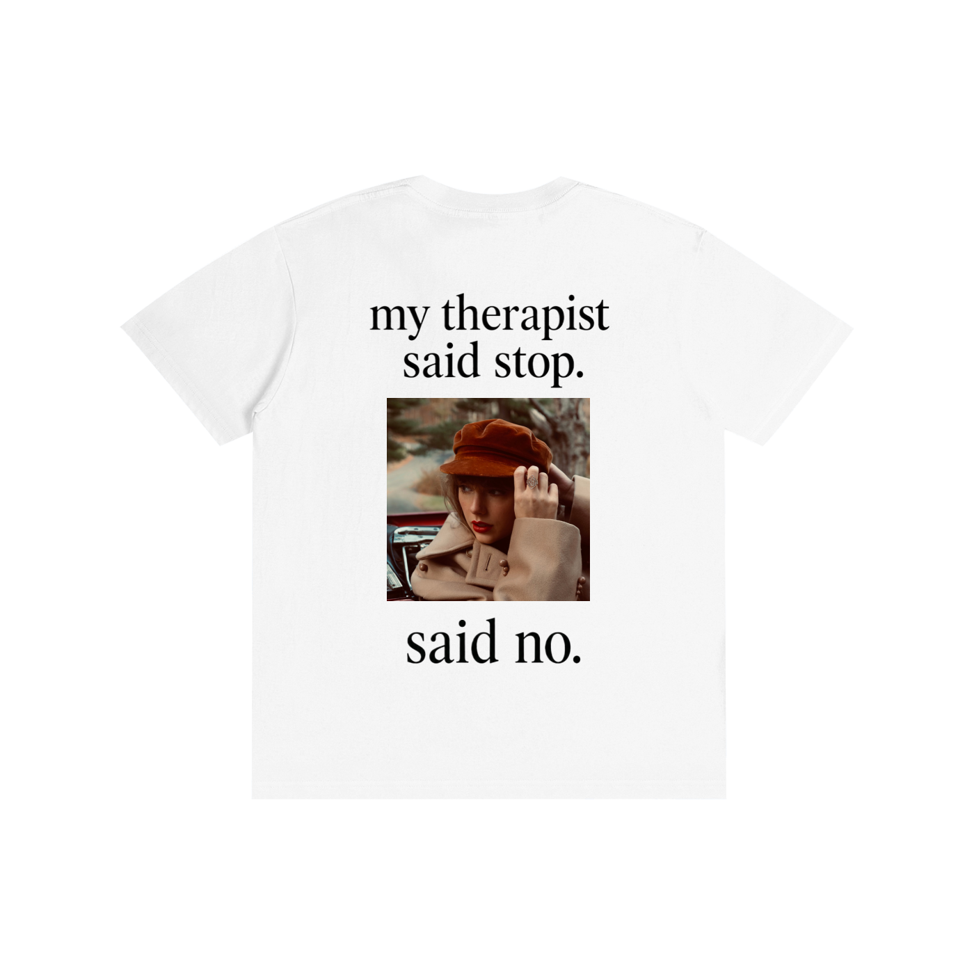 all to well shirt (white version)