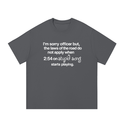 stupid song laws tee