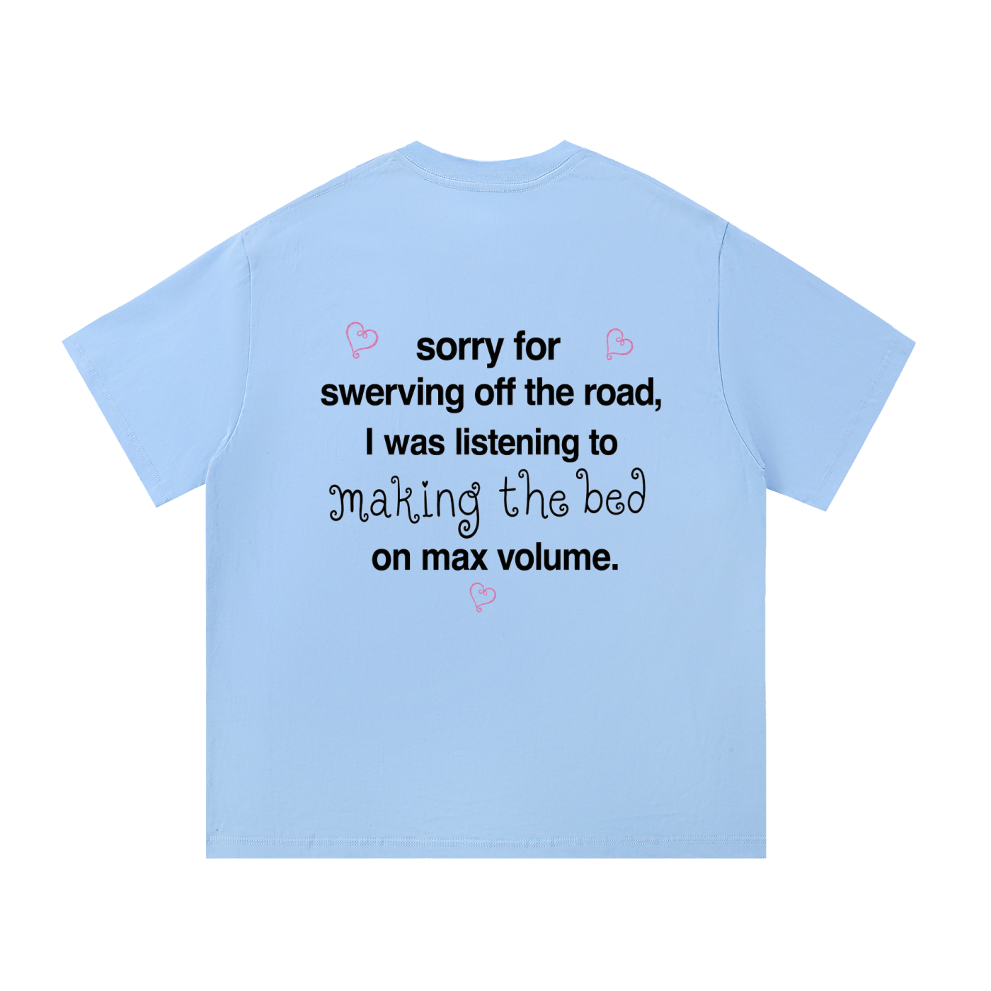 making the bed tee