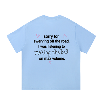 making the bed tee