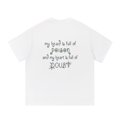 head full of poison tee (White version)