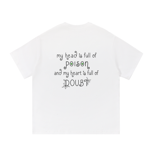 head full of poison tee (White version)