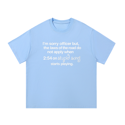 stupid song laws tee