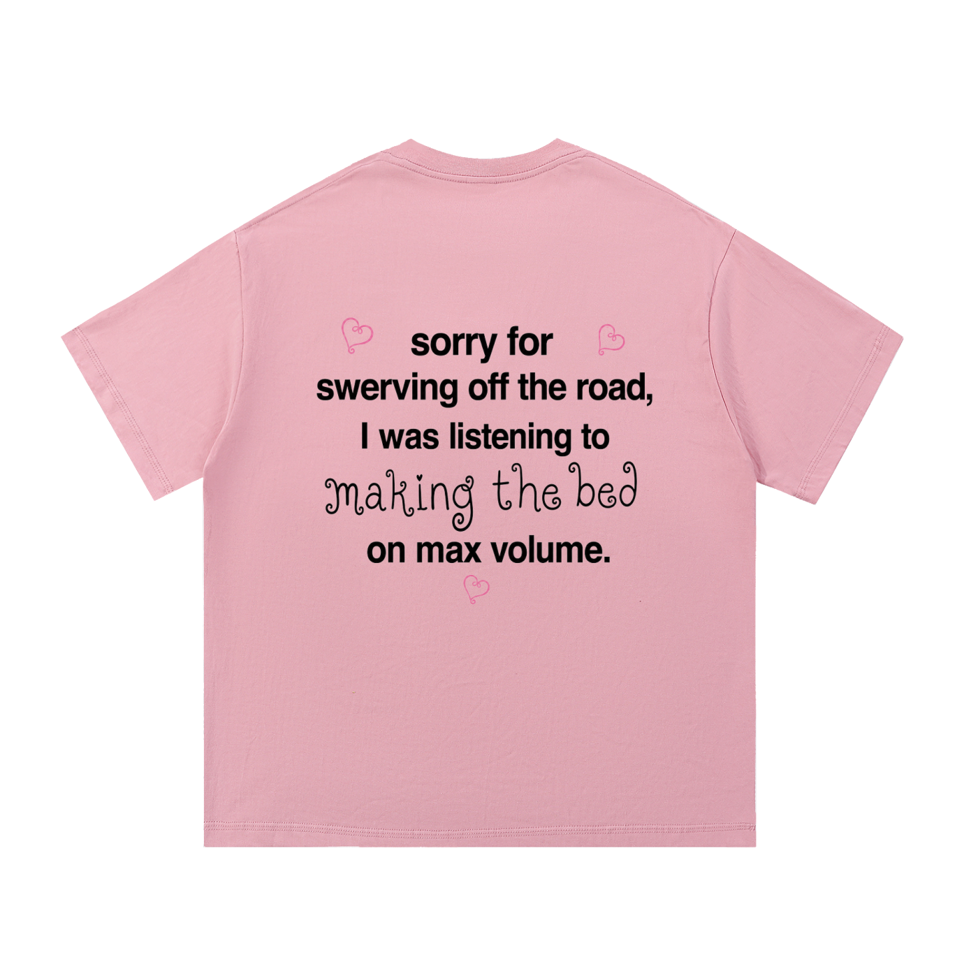 making the bed tee