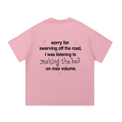 making the bed tee