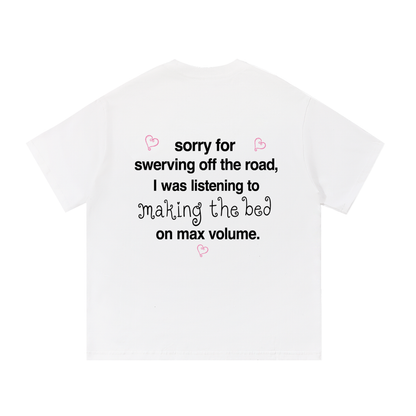 making the bed tee