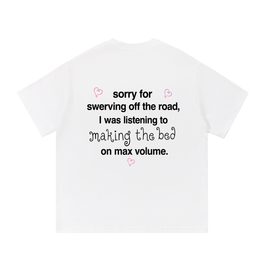 making the bed tee